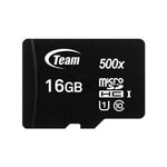 Team Group 16GB MicroSDHC Class10 UHS-I with Adapter, 80MB/s Read, 15MB/s Write