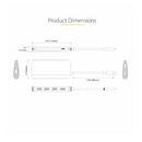 StarTech USB-C Multiport Adapter 4K HDMI USB 3.2 Hub 100W PD GbE SD MicroSD