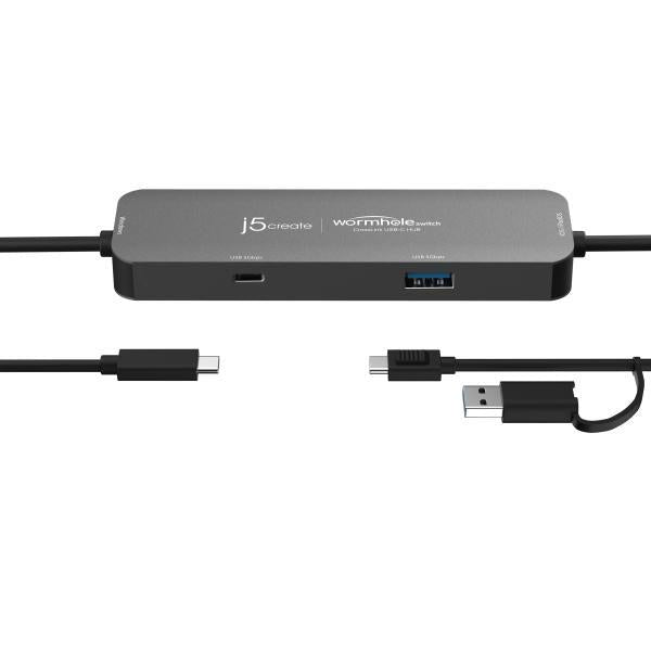 J5create JCH422 Wormhole Switch USB-C Hub - Windows to iPad/iPhone 15+