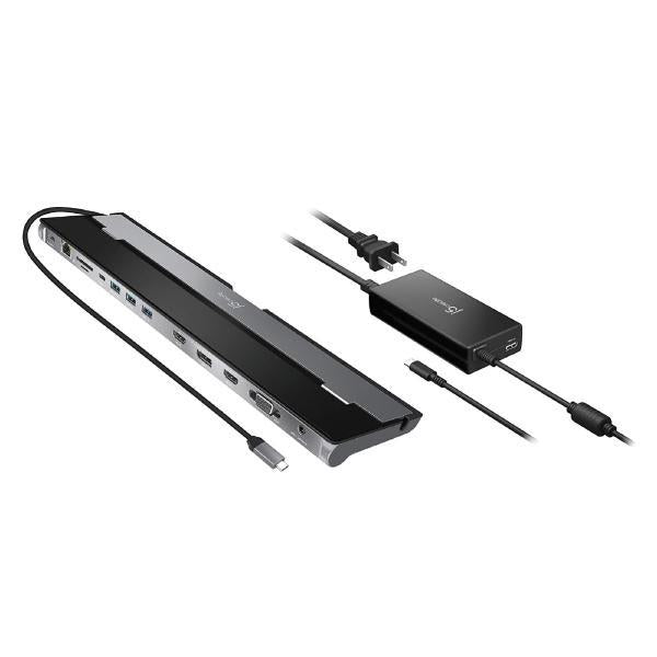 J5create JCD543P USB-C Triple Display Dock, 100W PD