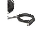 Kensington Hi-Fi USB-A Headphones w/ Microphone/Volume Control For Laptop Black