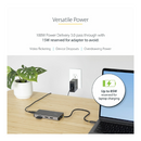 StarTech USB-C Multiport Adapter Dual HDMI 4K 60Hz 100W PD GbE SD USB Hub