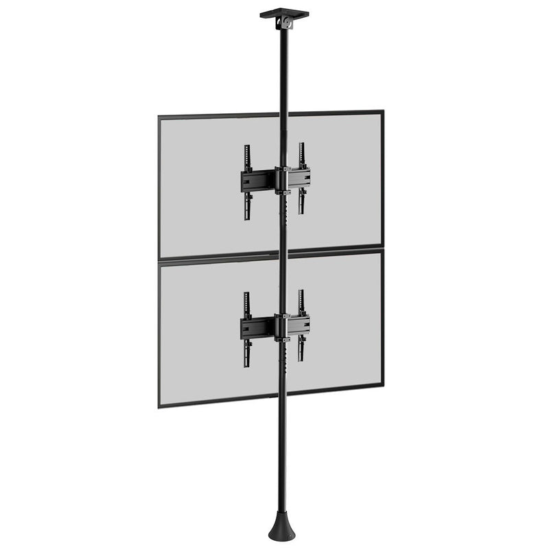 Atdec Floor-to-Ceiling Dual Display 1x2 Mount