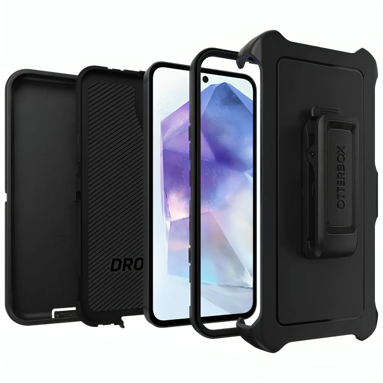 OtterBox Defender Samsung Galaxy A55 5G Case Black