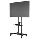 Atdec AD-TVC-75 Mobile Heavy Duty TV Cart. Max Load 75kg. Panels 50" to 80"