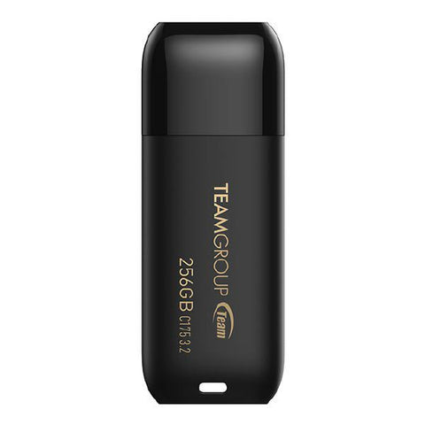 Team C175 256GB USB 3.2 Gen 1 Flash Drive, 100MB/s, Black