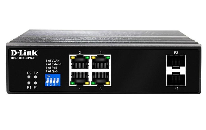 D-Link 6-Port Unmanaged PoE+ Switch