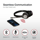 Shintaro Maxifi Bluetooth Headset – Noise Cancelling, 40H Talk, Charging Base
