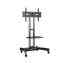 Height Adjustable Mobile TV Cart. Max Load 45kg. VESA up to 600x400