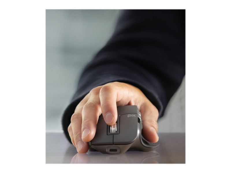 Logitech MX Master 3S Wireless Mouse, Multi-Device, Bolt/Bluetooth, Graphite