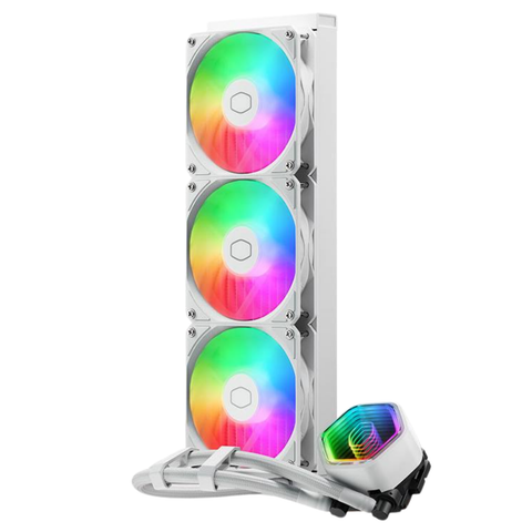 Cooler Master MasterLiquid Core II 360mm ARGB AIO Liquid CPU Cooler White