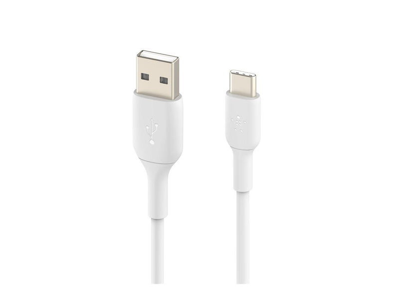 BELKIN 2M USB-A TO USB-C CHARGE/SYNC CABLE, WHITE