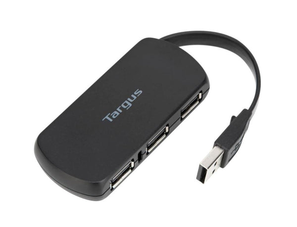 TARGUS ACH114AU, 4 PORT VALUE HUBEXPAND1 USB PORT TO 4CABLE STORES UNDER HUB FOR TRAVEL