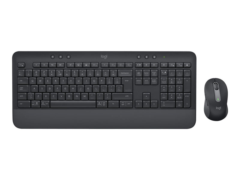 Logitech MK650 Wireless Keyboard & Mouse, LogiBolt/Bluetooth, Graphite