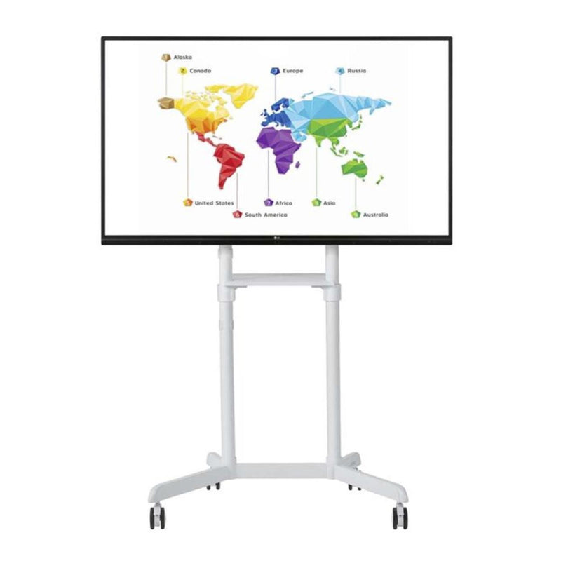 Atdec Executive Mobile TV Cart with 90 degree rotation. Max Load 70kg