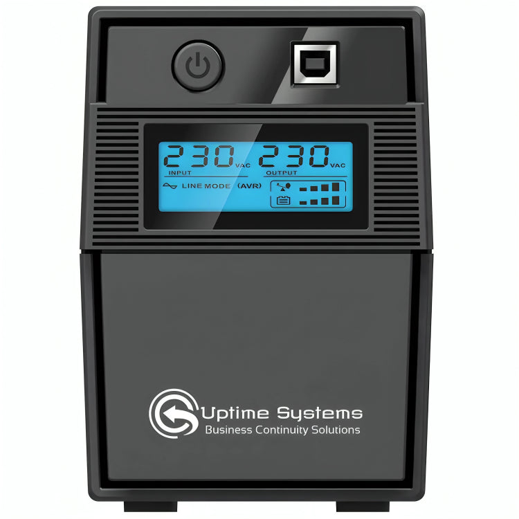 Uptime ELITE Series 650VA Line Interactive Tower UPS With LCD ES650-AVR