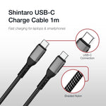 Shintaro USB-C Charge Cable 1m