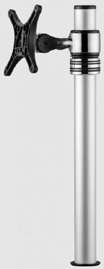 Atdec Single Monitor Short Arm Mount – Post Mount, 8kg Max Load