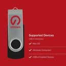 Shintaro 32GB USB 2.0 Rotating Pocket Disk - Portable & Reliable
