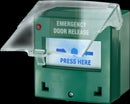 GIANNI EMERGENCY DOOR RELEASE RESETTABLE CALL POINT LED BACKLIT BUZZER GREEN