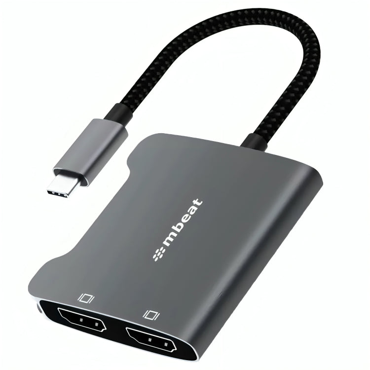 mbeat Tough Link USB-C To Dual 4K HDMI Adapter MB-XAD-CDHD