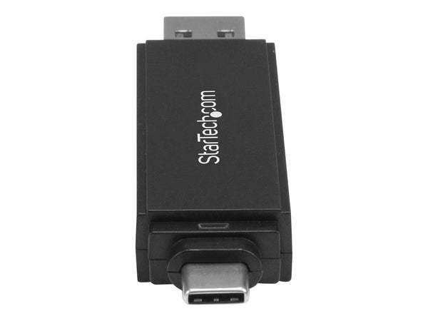 STARTECH SD AND MICRO SD CARD READER, USB-A AND USB-C CONNECTOR