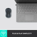 Logitech M185 Wireless Mouse - Grey, 2.4GHz, 3 Buttons
