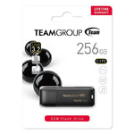 Team C175 256GB USB 3.2 Gen 1 Flash Drive, 100MB/s, Black