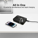 Shintaro 200W 10-Port GaN USB-C Charger, Fast Charging