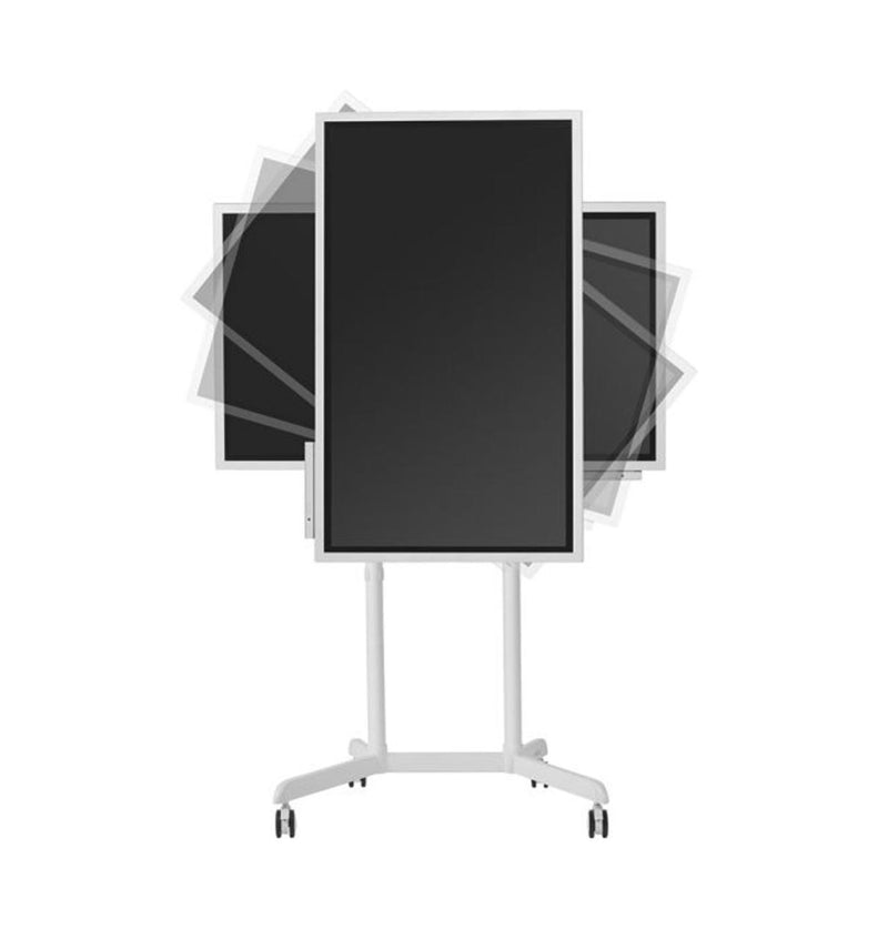 Atdec Executive Mobile TV Cart with 90 degree rotation. Max Load 70kg