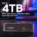 Crucial T705 1TB M.2 PCIe 5.0 NVMe SSD – 13,600MB/s, 10,200MB/s, 5YR WTY