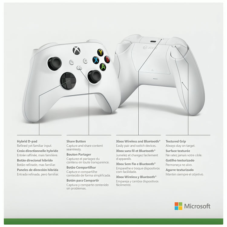 Xbox Wireless Controller Robot White