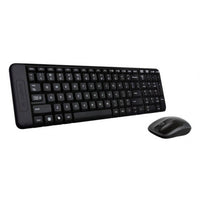 Logitech MK220 Wireless Keyboard & Mouse Combo, Black, USB Receiver, 3YR WTY-last stock