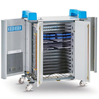 LapCabby 32 Horizontal Compact | 32-Device Mobile AC Charging Trolley up to 11"