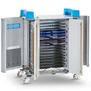 LapCabby 32 Horizontal Compact | 32-Device Mobile AC Charging Trolley up to 11"