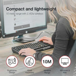 Shintaro Wireless Keyboard & Mouse Combo - Compact, Spill-Resistant, 10m Range