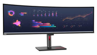 Lenovo ThinkVision P49w-30 49" Dual QHD 5K Curved Monitor (100W USB-C)