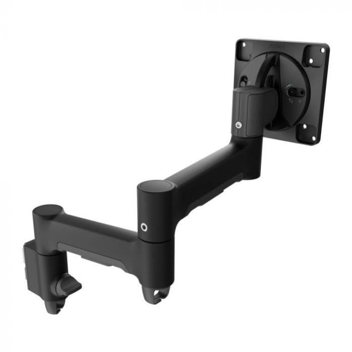 Atdec AWM-A46T 460mm Medium Swing Monitor Arm, Adjustable Tilt and Pan, Black