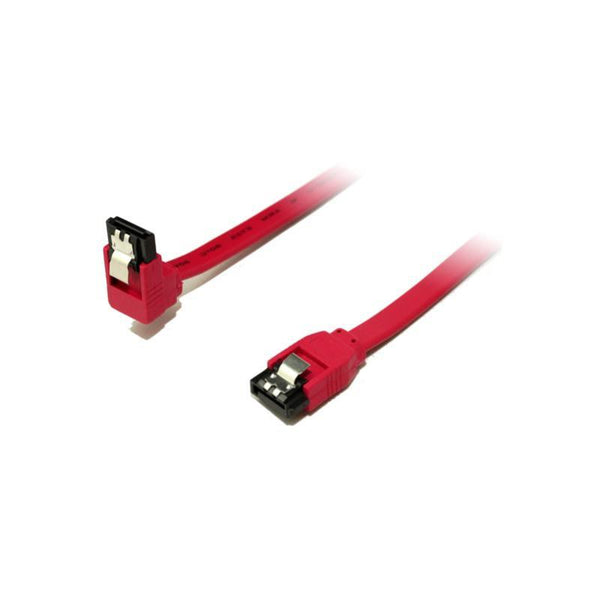 NEW Alogic 25cm 180degree to 90degree SATA 3 Cable