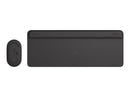 Logitech MK470 Slim Wireless Keyboard & Mouse Combo, 2.4GHz, Graphite