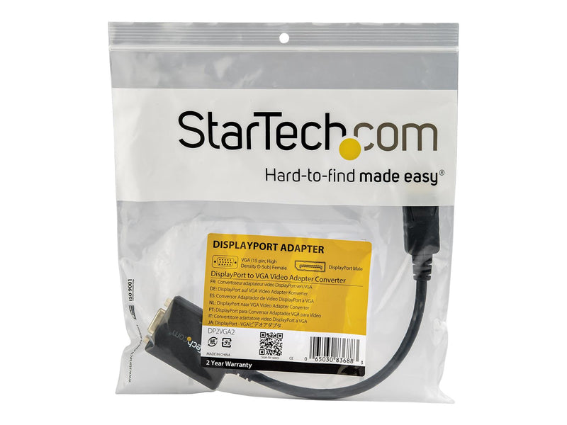 STARTECH DP TO VGA ADAPTER, M/F