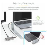StarTech Universal USB-C Multiport Adapter HDMI Dock Hub