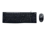 Logitech MK200 Wired Keyboard & Mouse Combo, Media Keys