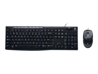 Logitech MK200 Wired Keyboard & Mouse Combo, Media Keys