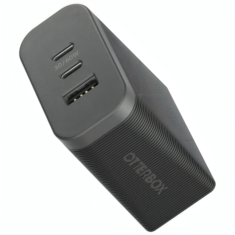 OtterBox 72W Triple Port Premium Pro Fast GaN PD Wall Charger Black