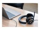 KENSINGTON H2000 WIRED USB-C OVER-EAR HEADSET, NOISE CANCEL FOR MS & ZOOM