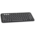 LOGITECH PEBBLE KEYS 2 K380S KEYBOARD,MULTI DEVICE,BLUETOOTHLE, Grey