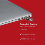 Shintaro 128GB Mini Dual USB-C & USB-A Pocket Drive – USB 3.0