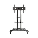 Height Adjustable Mobile TV Cart. Max Load 45kg. VESA up to 600x400