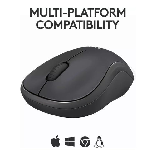 Logitech M240 Business Silent Mouse, Bluetooth/LogiBolt, Ambidextrous, Graphite,